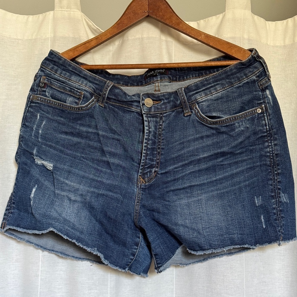 Dear John Dark Blue Jean Shorts